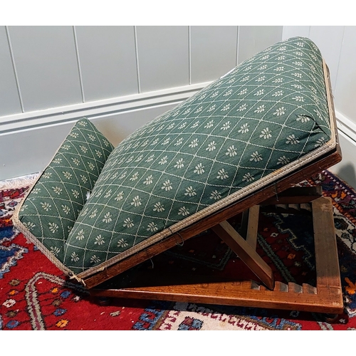 674 - Edwardian Mahogany Frame Adjustable Stool