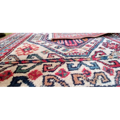 780 - Quality Red Wool Runner Rug - C. 310cm x 80cm