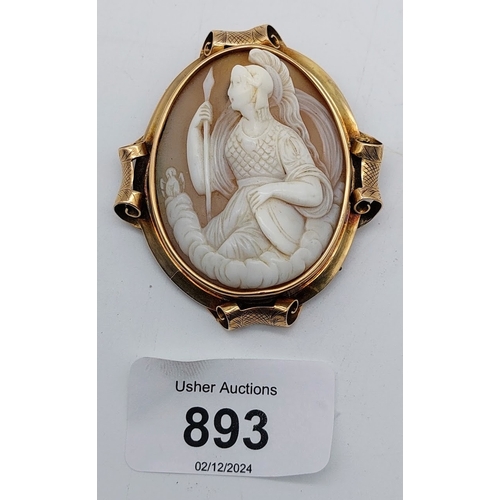 893 - Cameo Brooch