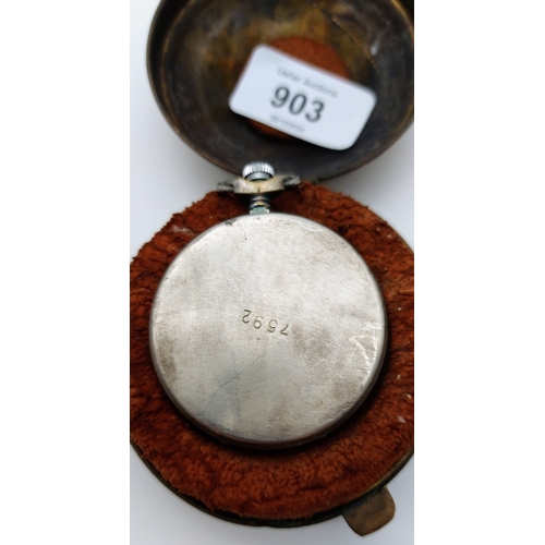 903 - Cased German Pocket Watch