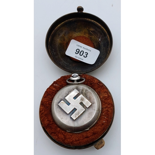 903 - Cased German Pocket Watch