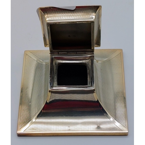 904 - Silver Desk Inkwell