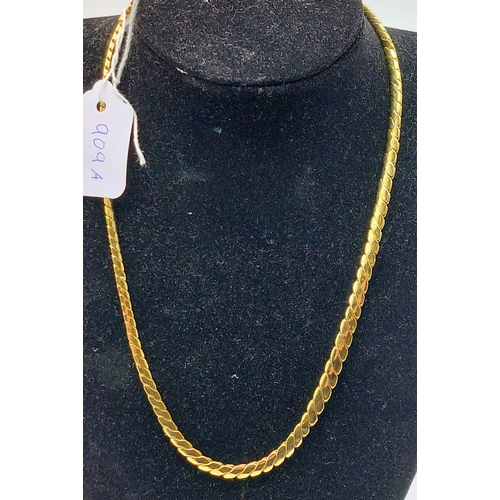 909A - 18ct Gold Necklace - C.24 gram