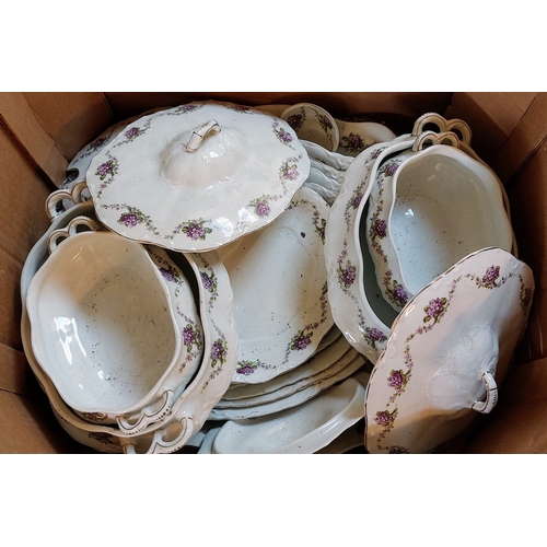 1040 - Box Lot of J&B Meakin Dinnerware