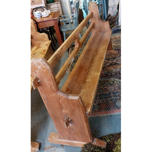 1124 - Pine Bench - C. 194cm W