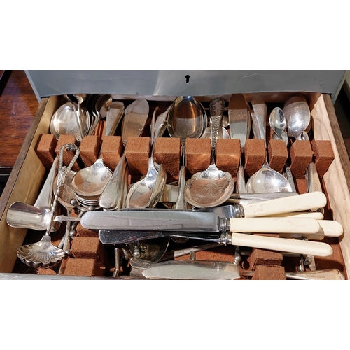 1132 - Cased Canteen of Silver Plate Cutlery