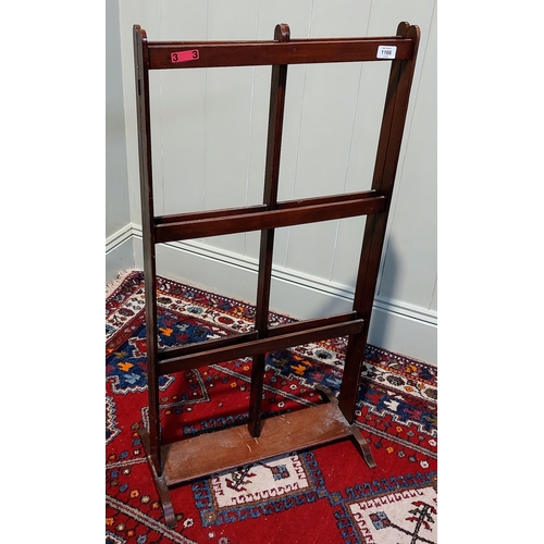 1166 - Mahogany Folding Towel Rail