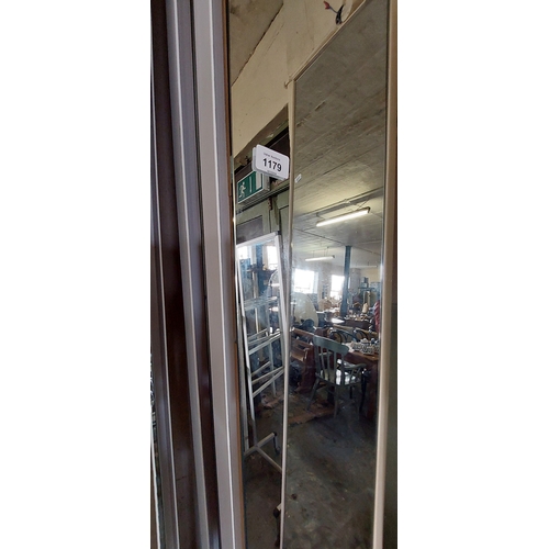 1179 - 4 Quality In Frame Floating Mirrors - C. 238cm H x 45cm W