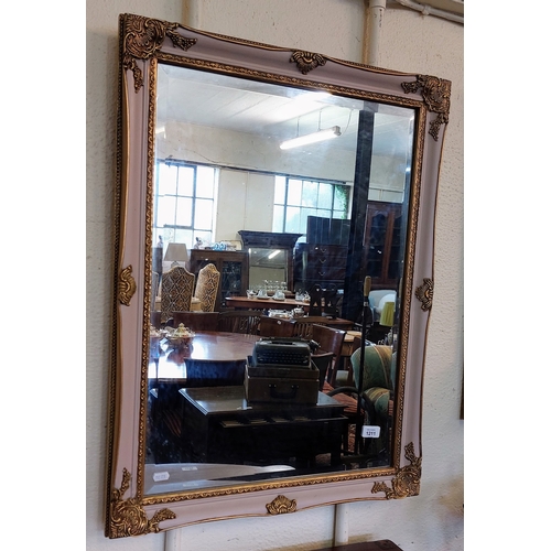 1211 - French Style Gilded Bevelled Mirror - C. 60cm W x 80cm H