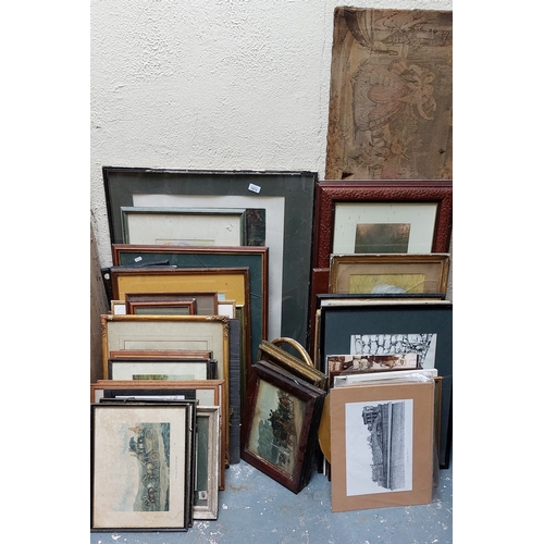 1213 - Large Selection of Misc Pictures and Frames