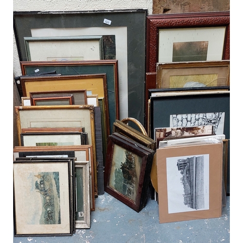 1213 - Large Selection of Misc Pictures and Frames