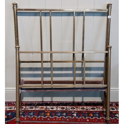 1215 - Brass Single Bed Frame - C. 92cm W