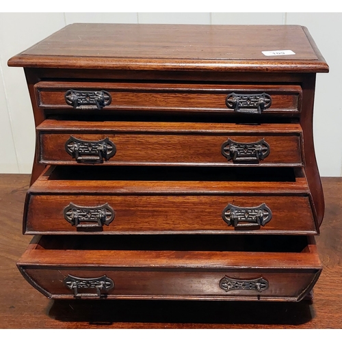 109 - Miniature 4 Drawer Chest