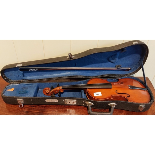 124 - Cased Violin by Skylark