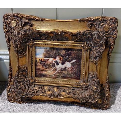 29 - 2 Neat Size Gilt Framed Country Scenes