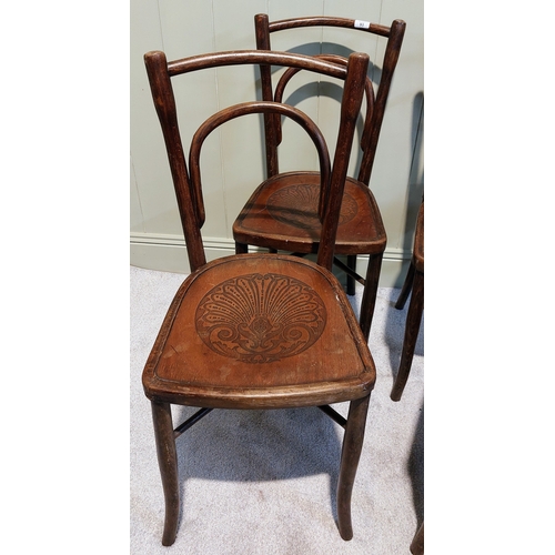 93 - 4 Bentwood Chairs