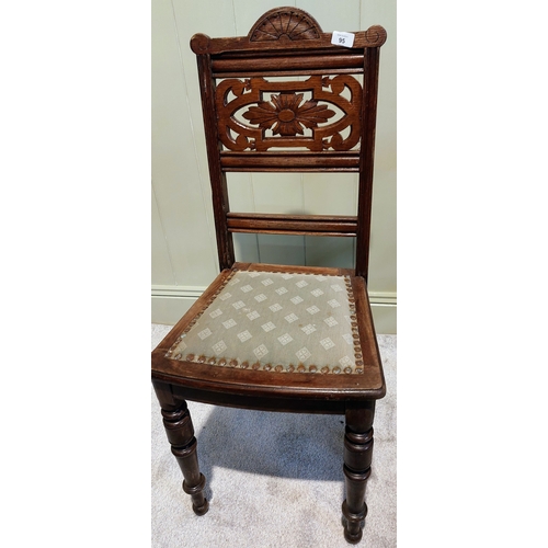 95 - 2 Edwardian Occasional Chairs