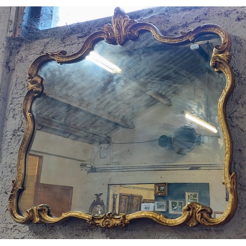 402 - Decorative Gilt Mirror - C. 78cm W x 71cm H