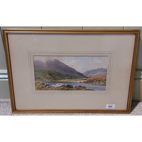 453 - Gilt Frame Watercolor 