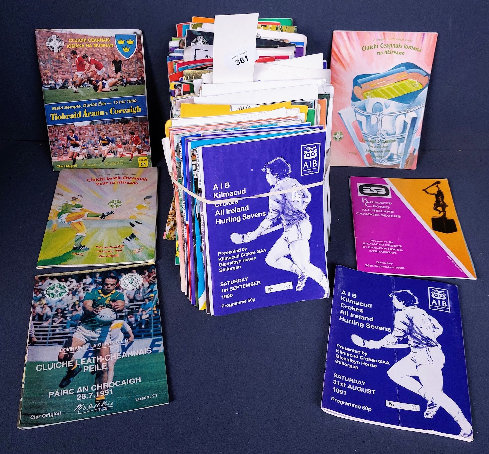 GAA - Large Lot of Official GAA Match Programmes 1990's