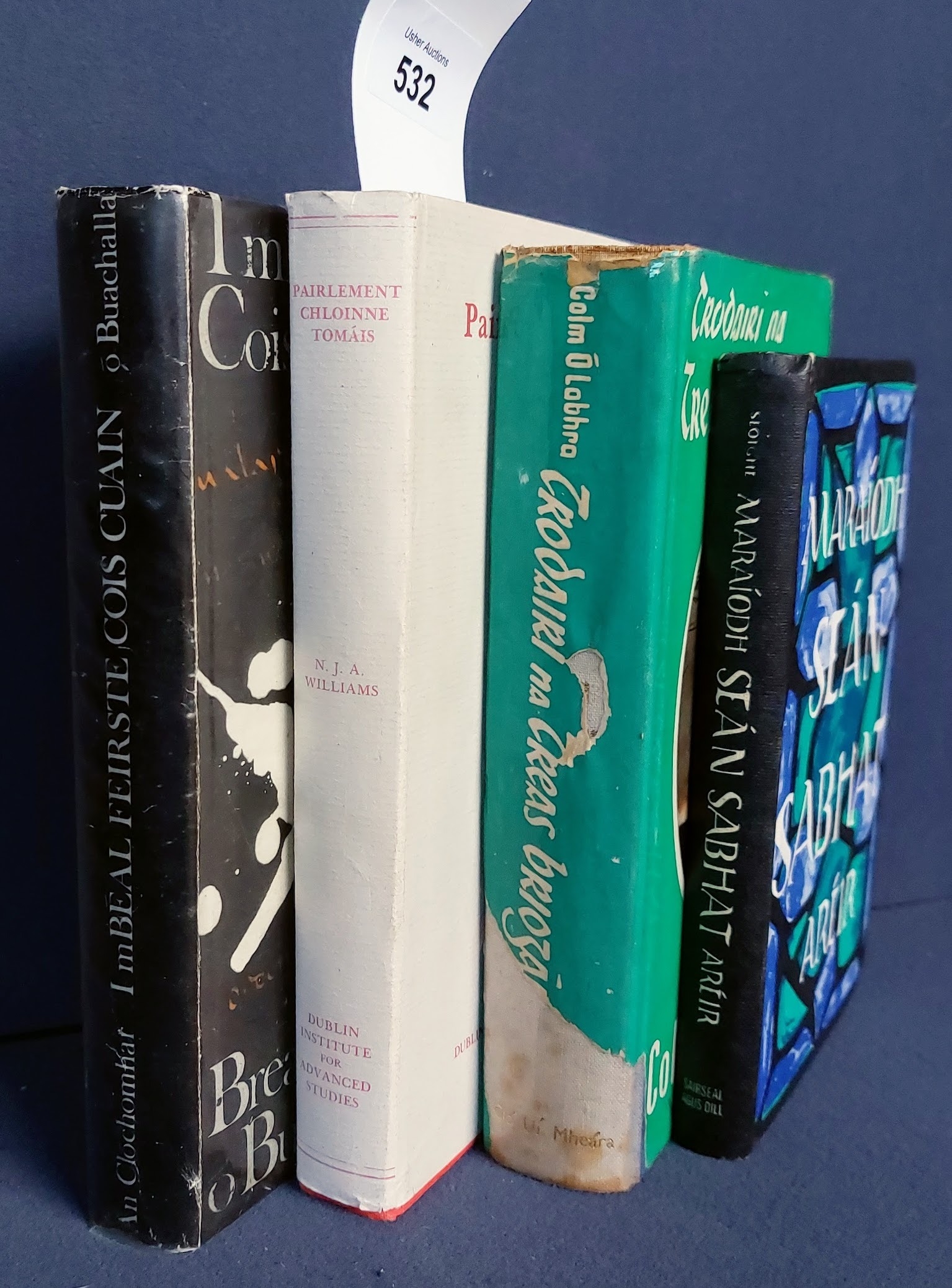 4 Irish Language Hardback Volumes inc Maraíodh Seán Sabhat Aréir, I ...