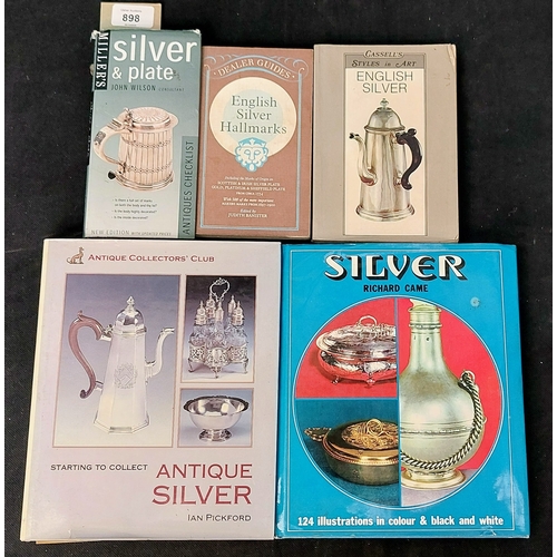 5 Silver Reference Books - inc by Ian Pickfore, Richard Came, Hallmarks etc