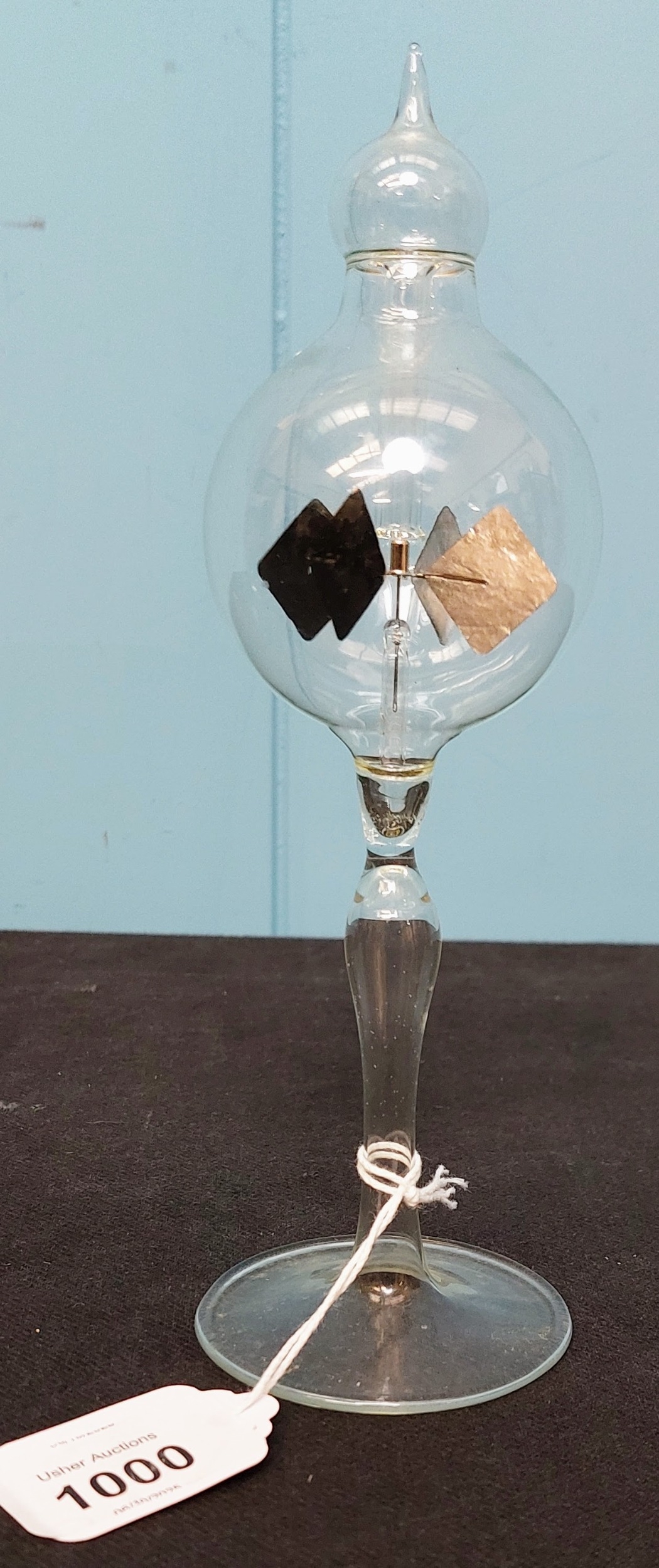 Crookes Radiometer - Used to demonstrate the principles of thermal ...