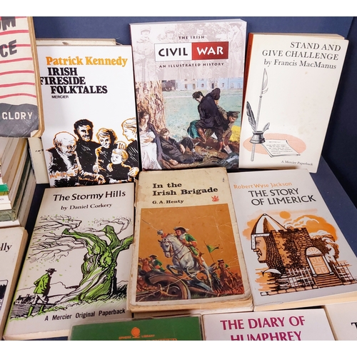 Shelf Lot of Paperbacks inc Mercier Press, Maurice Walsh, Walter Macken ...