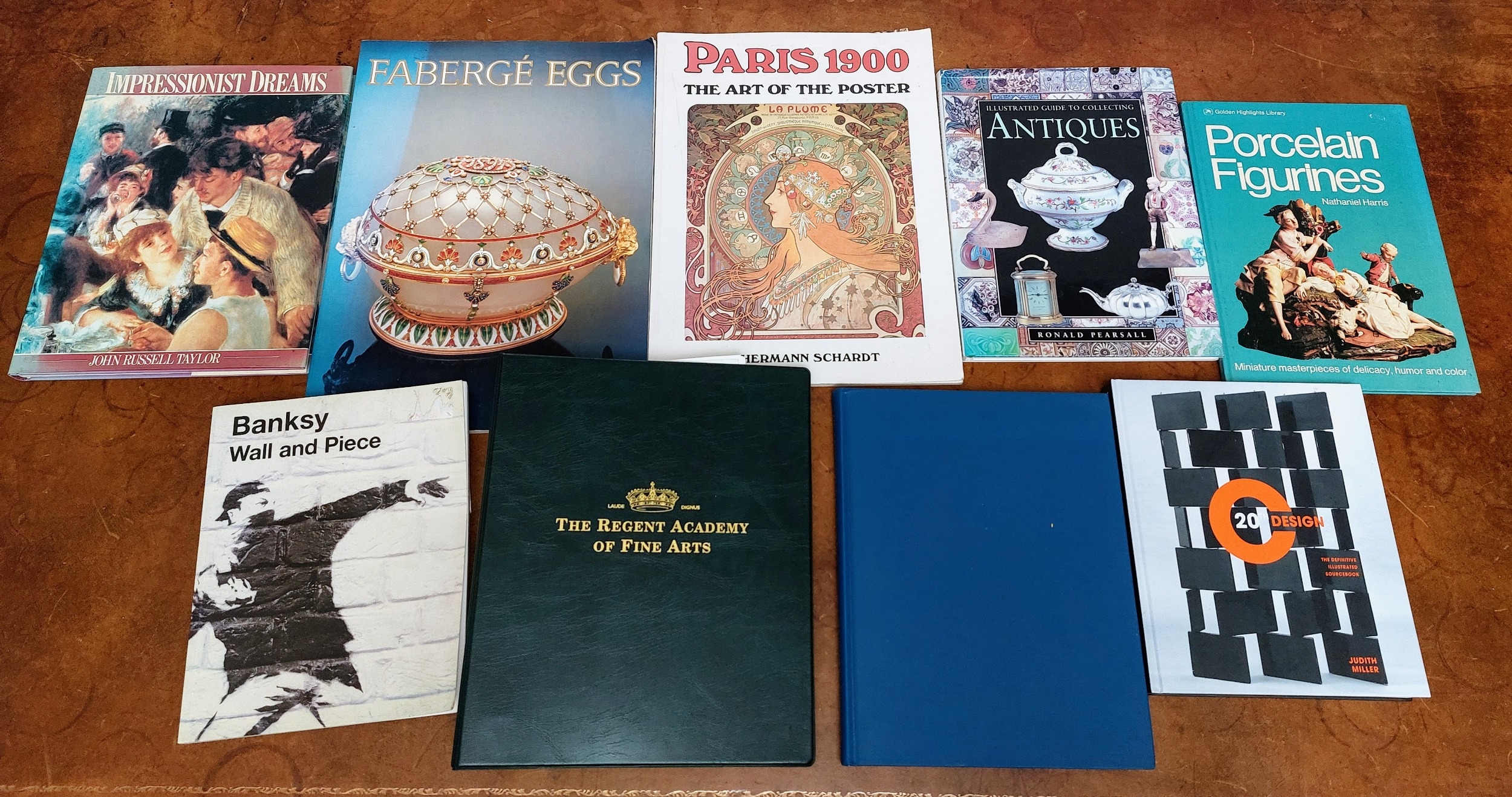 Lot of Art & Collectibles Interest Books inc Banksy, LS Lowry, Faberge ...
