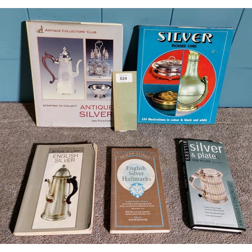 5 Silver Reference Books - inc by Ian Pickfore, Richard Came, Hallmarks etc