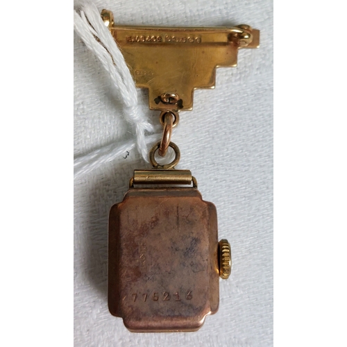 Rotary 9ct Gold Pendant Watch