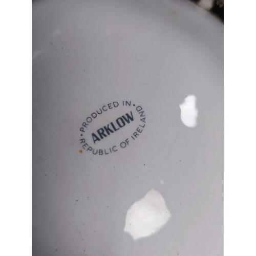 46 - Arklow Pottery Bushmills Jug and Ashtray & Churchmans Glass Ashtray