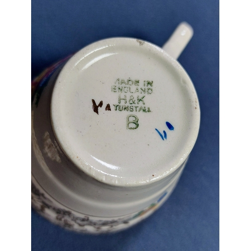 56 - H&K Tunstall Tea Set - 6 Place Set