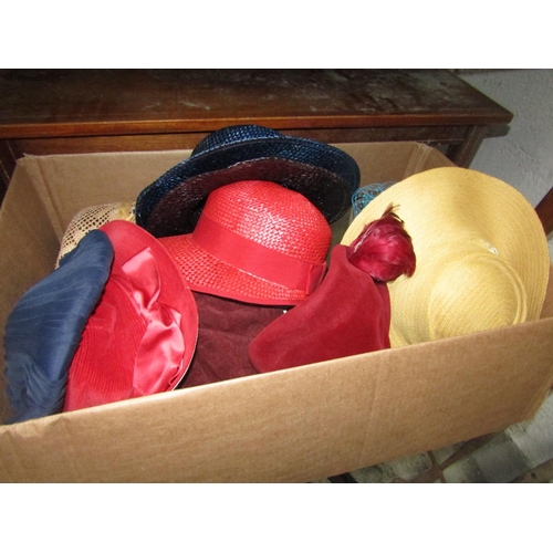 1116 - Box of Various Hats Quantity as Photographed