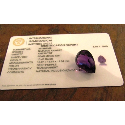251 - Mixed Cut Amethyst Approximately 15 Carats