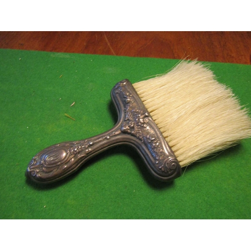 513 - Solid Silver Handled Dining Table Brush Good Original Condition with Further Embossed Cupid Head Dec... 