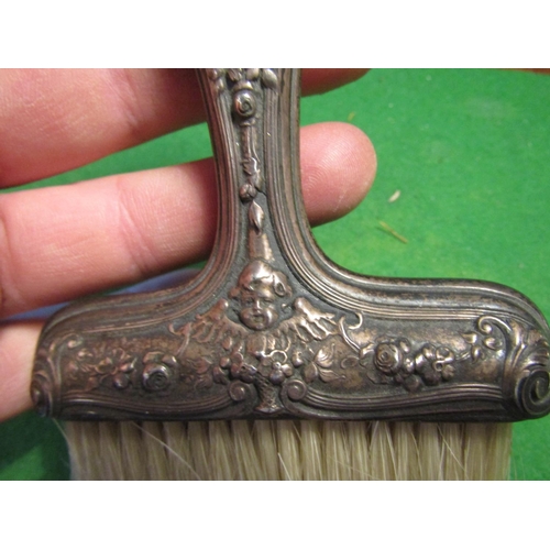 513 - Solid Silver Handled Dining Table Brush Good Original Condition with Further Embossed Cupid Head Dec... 