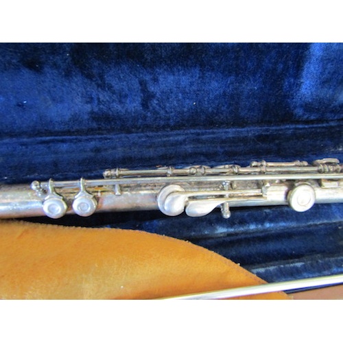 286 - Silver Plated Flute Complete with Original Leather Bound Carry Case