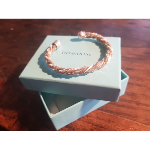 617 - Tiffany Sterling Silver Bracelet by Elsa Peretti within Original Presentation Box