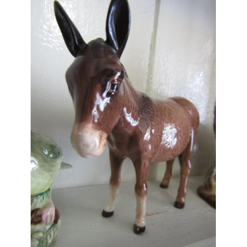 1136 - Beswick Fine Porcelain Figure of Donkey Approximately 5 Inches Wide Signed to Base