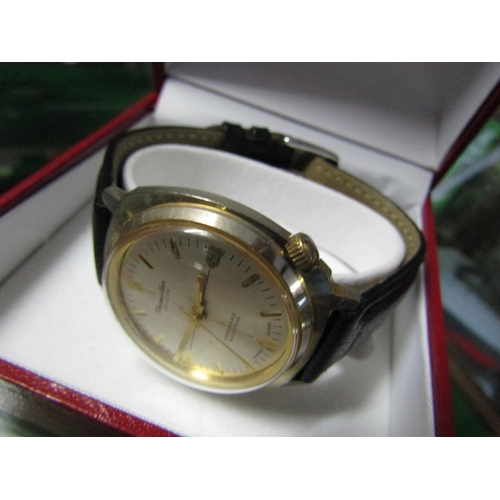 1212 - Chancellor Gents Watch Circa 1960 with Gilt Baton Decorated Dial