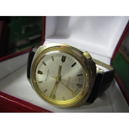 1212 - Chancellor Gents Watch Circa 1960 with Gilt Baton Decorated Dial