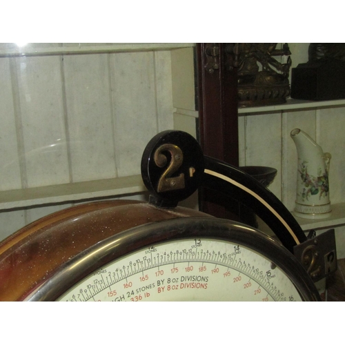 1216 - Berkel Weighing Scales Vintage Electrified Working Order Very Good Original Condition with Coin Slot... 