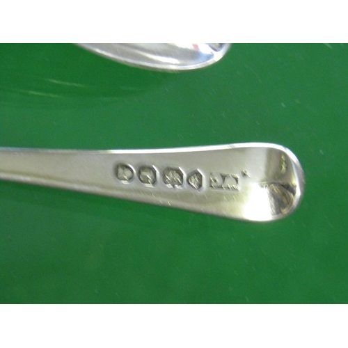 1247 - Set of Six Regency Teaspoons with Bright Cut Detailing