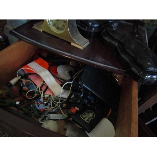 128 - Edwardian Figured Mahogany Front Side Locker with Single Drawer above Cupboard Door Resting on Shape... 