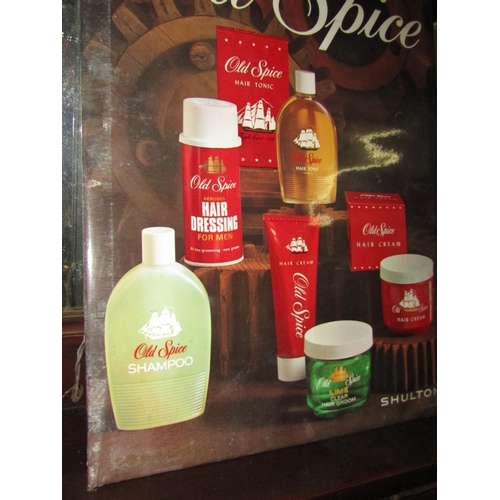 1291 - Vintage Old Spice Advertisement and Baby Food Advertisement Two Items in Lot Largest Approximately 1... 