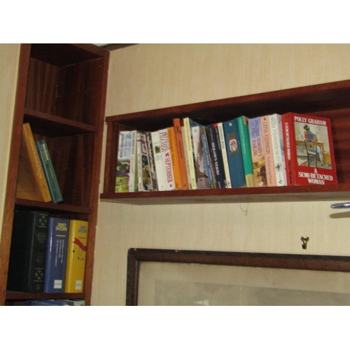 1427 - Quantity of Various Books contained on Book Shelves Study Room As Photographed