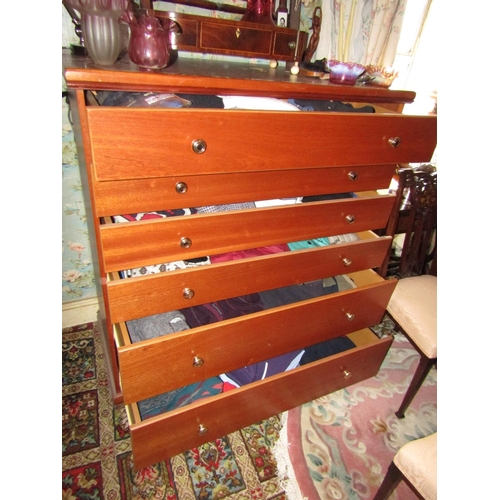 1467 - Contents of Large Vintage Chest of Six Drawers Various Clothes Some New in Packaging etc