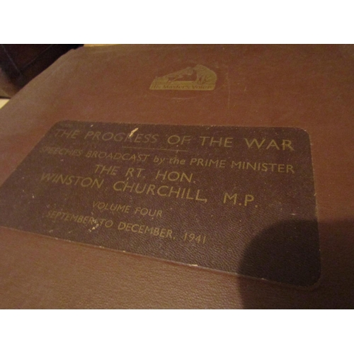 1497 - Album Set The Progress of the War The Speeches Broadcast by Winston Churchill Volume IV September to... 