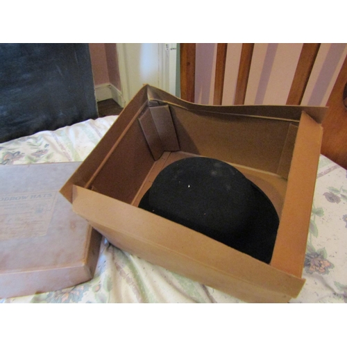 16 - Old Bowler Hat with Case